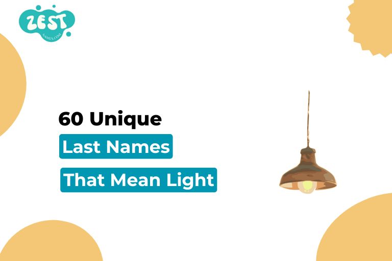 Last Names That Mean Light