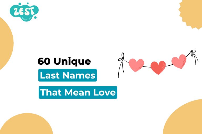 Last Names That Mean Love