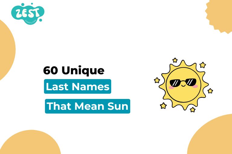 Last Names That Mean Sun