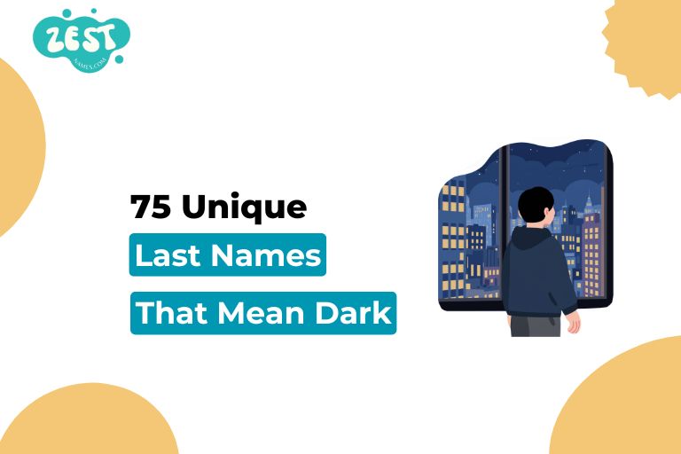 Last Names That Mean Dark